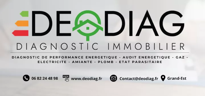 Logo – DEODIAG Diagnostic Immobilier Logo de DEODIAG, entreprise spécialisée dans les diagnostics immobiliers : performance énergétique, électricité, gaz, amiante, plomb et audits.